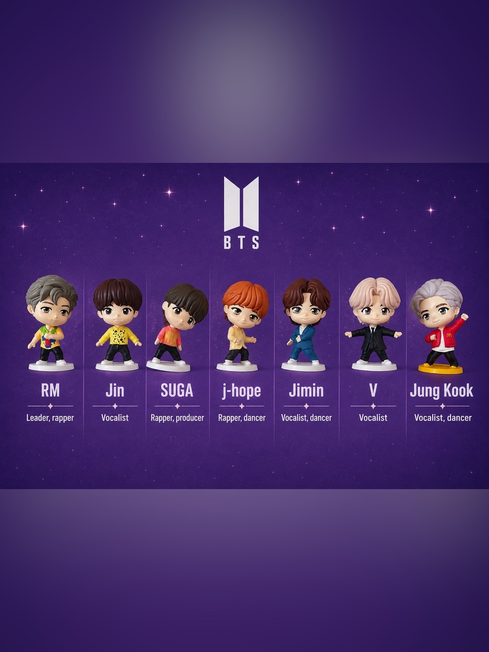 BTS Collectible Figure Set - Assorted Colors